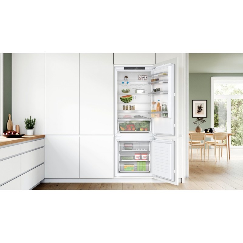 Bosch Serie 4 KBN96VFE0 Kühl- und Gefrierkombination Integriert 383 l E Weiß
