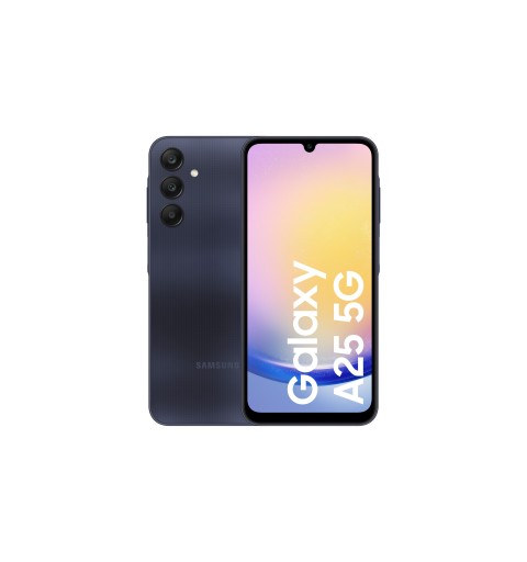 Samsung Galaxy A25 5G SM-A256B 16,5 cm (6.5") Double SIM Android 14 USB Type-C 256 Go 5000 mAh Noir, Bleu