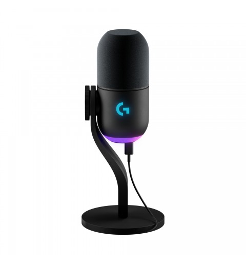 Logitech G Yeti GX Negro Micrófono de superficie para mesa