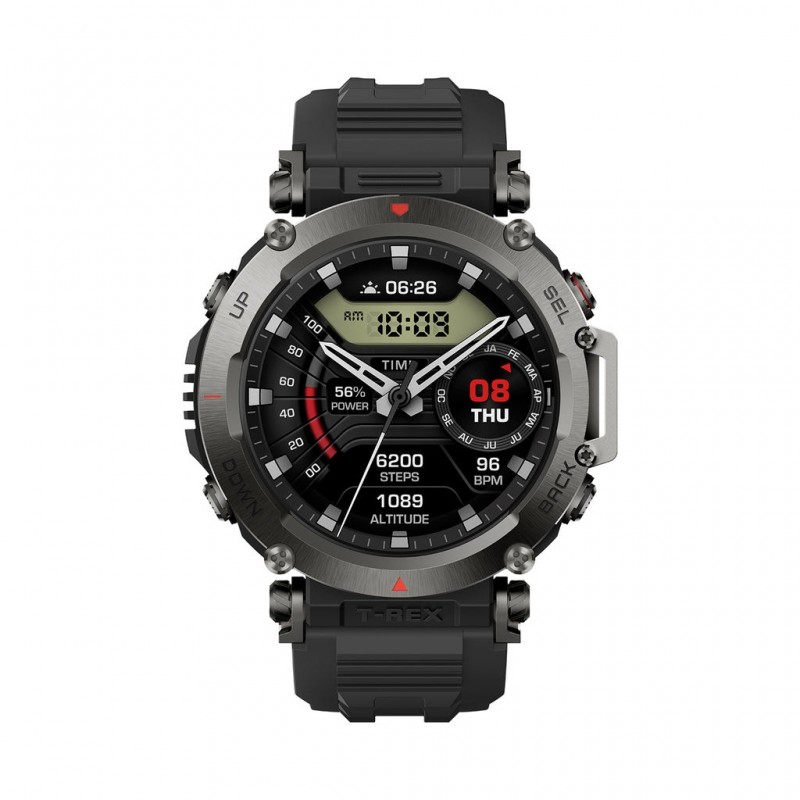 Amazfit T-Rex Ultra 3,53 cm (1.39") AMOLED Digital 454 x 454 Pixel Touchscreen Schwarz WLAN GPS