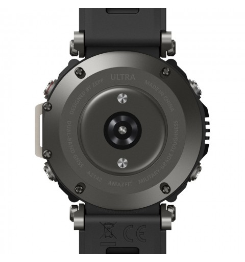 Amazfit T-Rex Ultra 3,53 cm (1.39") AMOLED Digital 454 x 454 Pixel Touchscreen Schwarz WLAN GPS