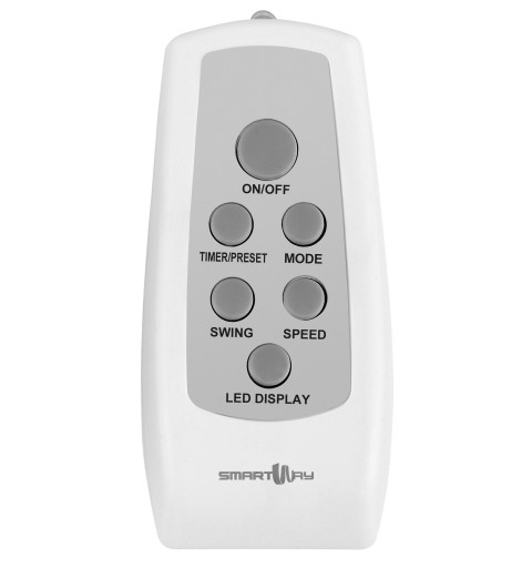Smartway SPR40TW Ventilator Grau, Weiß