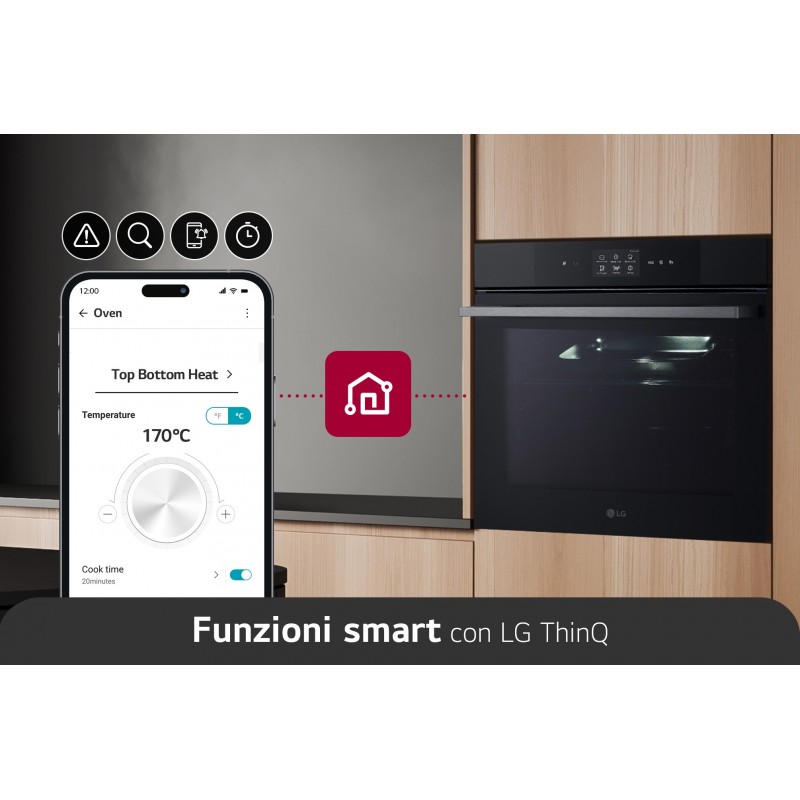 LG WSED7665B 76 L A++ Black, Grey