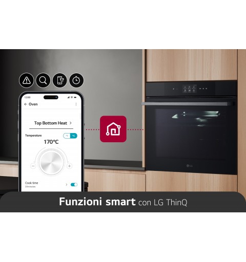 LG WSED7665B 76 L A++ Black, Grey