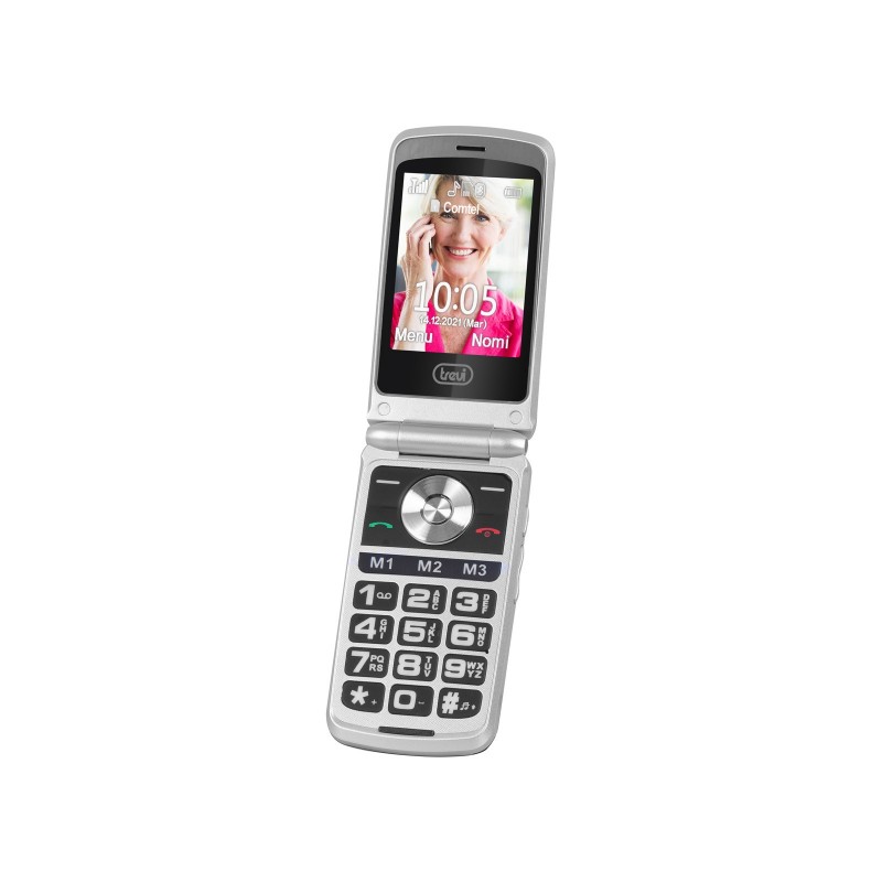 Trevi FLEX PLUS 65 7.11 cm (2.8") 209 g Silver Senior phone