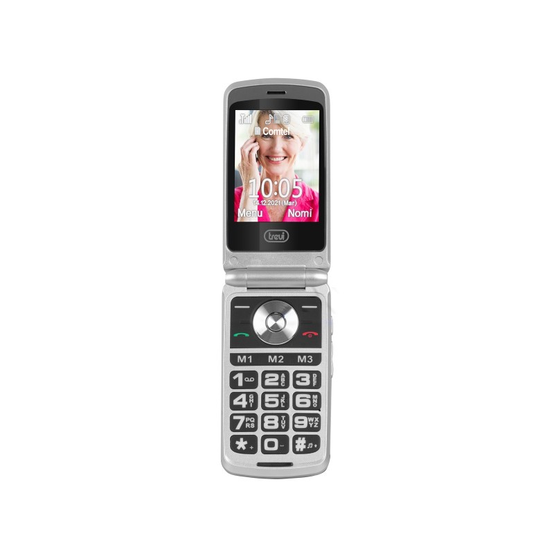 Trevi FLEX PLUS 65 7.11 cm (2.8") 209 g Silver Senior phone