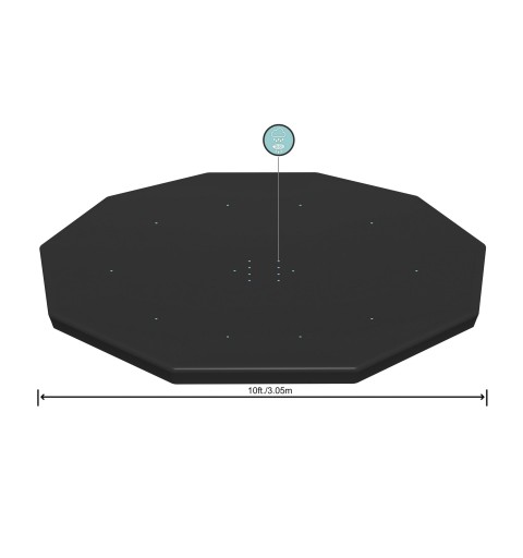 Bestway 58036 24 Poolabdeckung Pool-Sicherheitsabdeckung