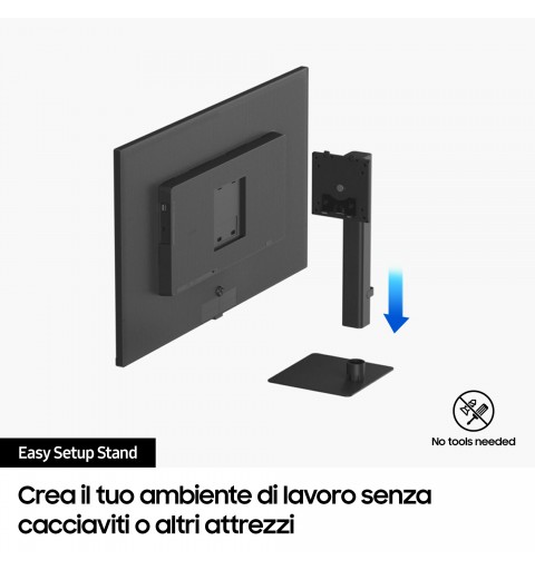 Samsung ViewFinity S70D écran plat de PC 81,3 cm (32") 3840 x 2160 pixels 4K Ultra HD LED Noir