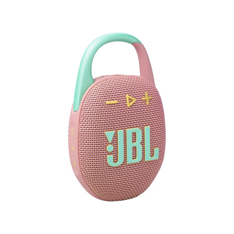 JBL Clip 5 Altoparlante portatile mono Menta, Rosa 7 W