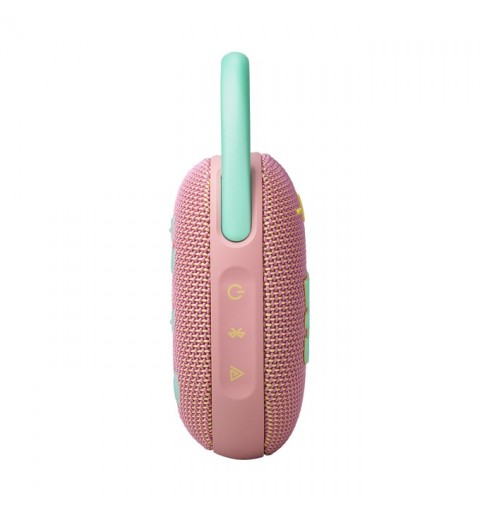 JBL Clip 5 Altoparlante portatile mono Menta, Rosa 7 W