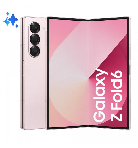 Samsung Galaxy Z Fold6 SM-F956B 19,3 cm (7.6") Double SIM Android 14 5G USB Type-C 12 Go 256 Go 4400 mAh Rose
