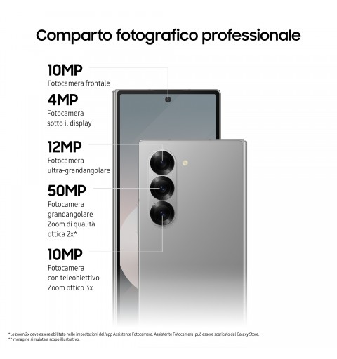 Samsung Galaxy Z Fold6 SM-F956B 19,3 cm (7.6") SIM doble Android 14 5G USB Tipo C 12 GB 256 GB 4400 mAh Rosa