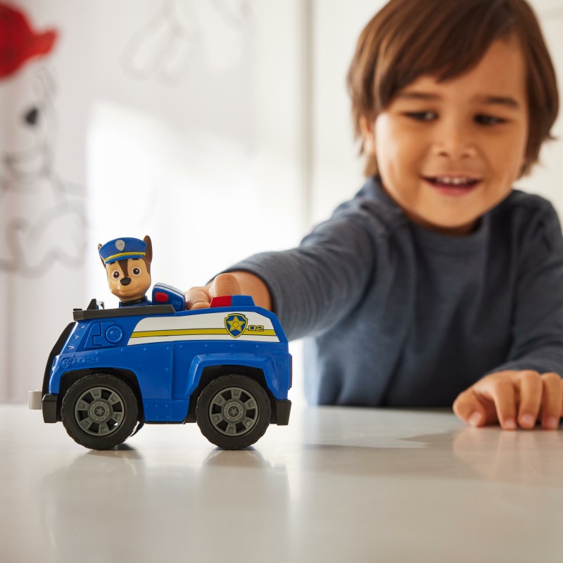JOUET ENFANT PAW Patrol La Super Patrouille Film Véhicule+Figurine Chase Voiture EUR 39,99