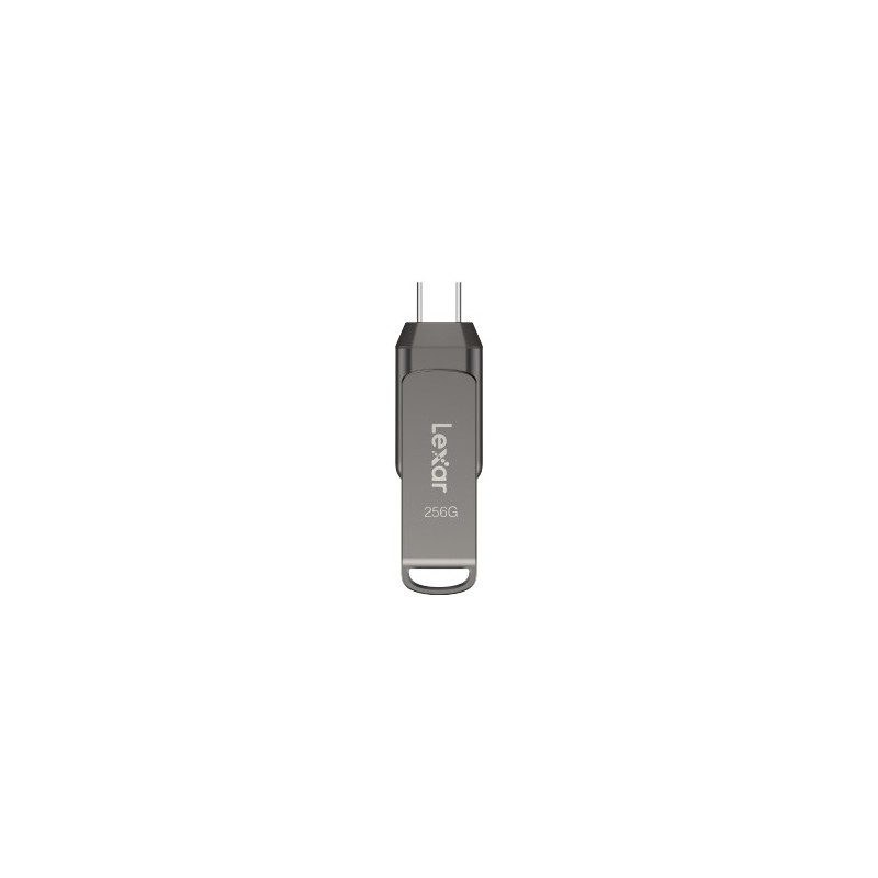 Lexar JumpDrive LJDD400128G-BNQNG unidad flash USB 128 GB USB Tipo C 3.2 Gen 1 (3.1 Gen 1) Gris
