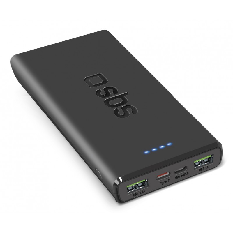 SBS TTBB10000FASTPD2 Powerbank 10000 mAh Schwarz