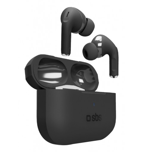 SBS Air Kab Max Auricolare True Wireless Stereo (TWS) In-ear Musica e Chiamate Bluetooth Nero