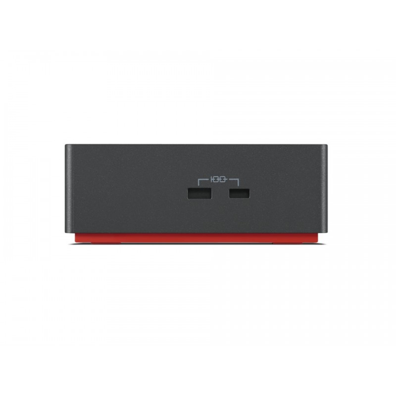 Lenovo 40B00300IT laptop-dockingstation & portreplikator Kabelgebunden Thunderbolt 4 Schwarz, Rot