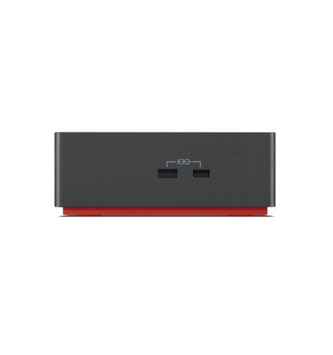 Lenovo 40B00300IT base para portátil y replicador de puertos Alámbrico Thunderbolt 4 Negro, Rojo