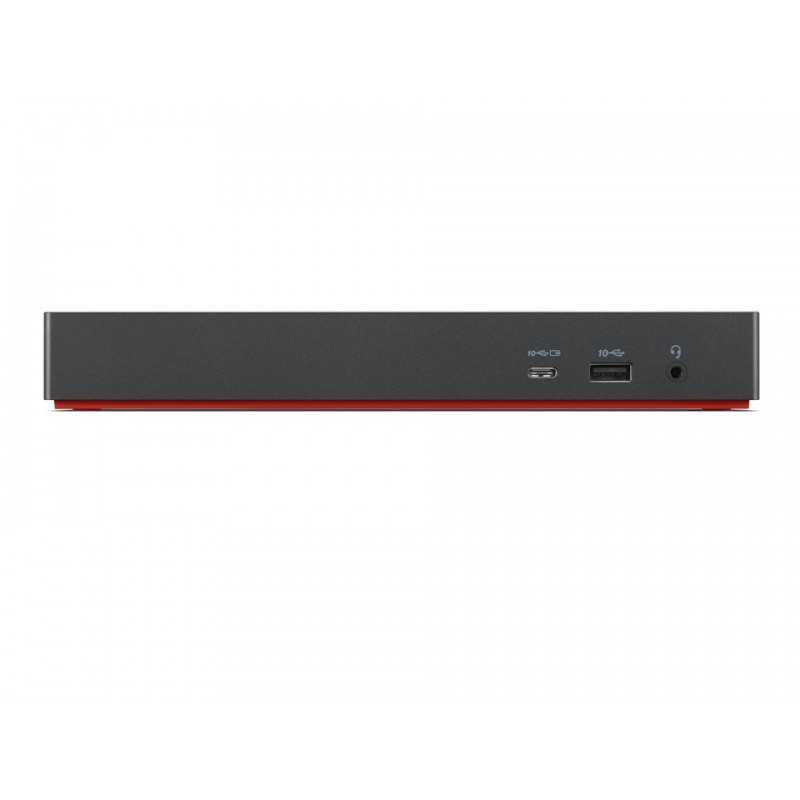 Lenovo 40B00300IT laptop-dockingstation & portreplikator Kabelgebunden Thunderbolt 4 Schwarz, Rot