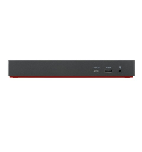 Lenovo 40B00300IT base para portátil y replicador de puertos Alámbrico Thunderbolt 4 Negro, Rojo
