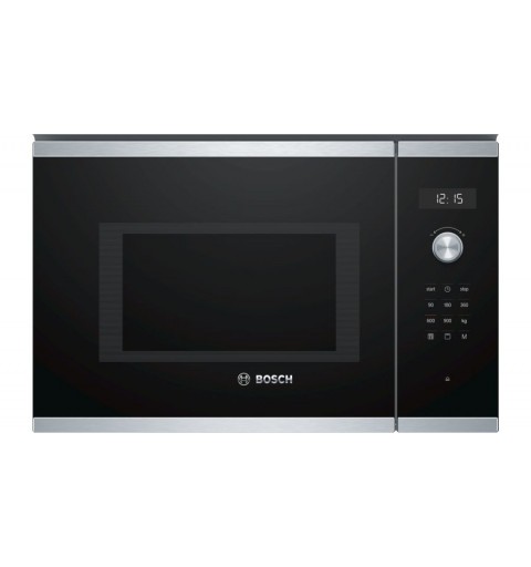 Bosch Serie 6 BEL554MS0 microondas Encimera Microondas combinado 25 L 900 W Acero inoxidable