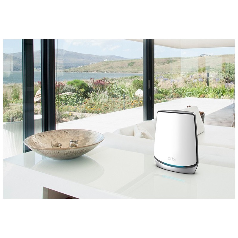 NETGEAR Orbi RBK853 AX6000 WiFi 6 Mesh System Tribanda (2,4 GHz 5 GHz 5 GHz) Wi-Fi 6 (802.11ax) Gris 4 Interno