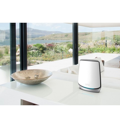 NETGEAR Orbi RBK853 AX6000 WiFi 6 Mesh System Tribanda (2,4 GHz 5 GHz 5 GHz) Wi-Fi 6 (802.11ax) Gris 4 Interno