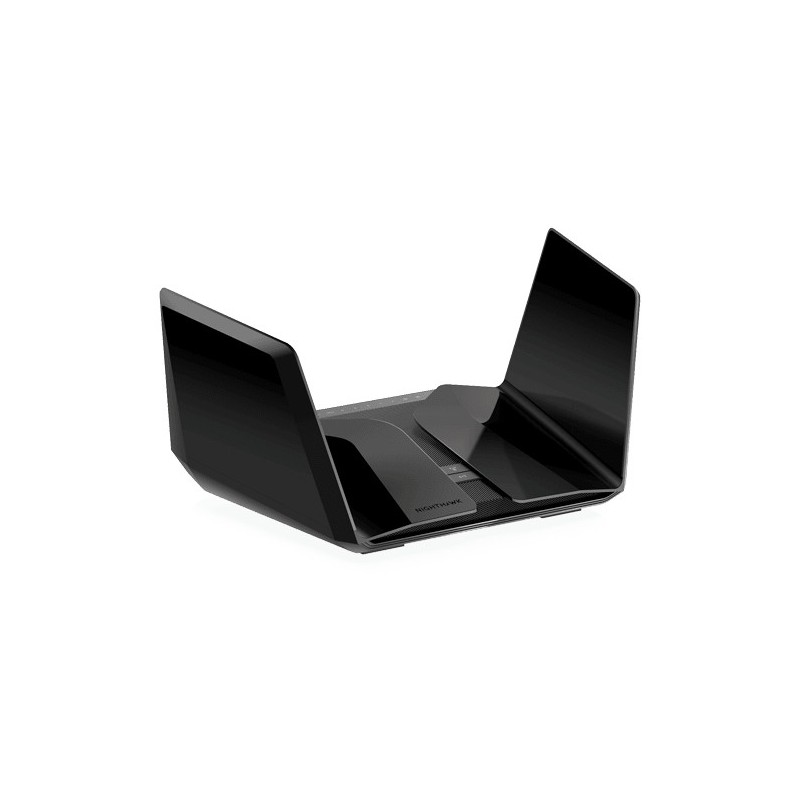 NETGEAR Nighthawk RAXE500 router wireless Gigabit Ethernet Tri-band (2,4 GHz 5 GHz 6 GHz) Nero