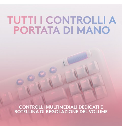 Logitech G G713 tastiera Giocare USB QWERTY US International Bianco