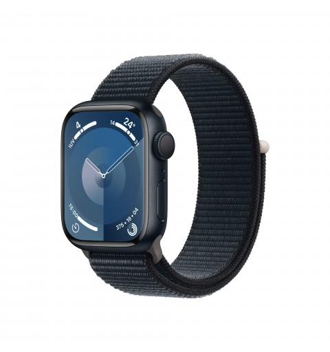 Apple Watch Series 9 41 mm Digital 352 x 430 Pixel Touchscreen Schwarz WLAN GPS