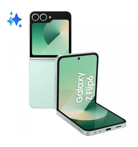 Samsung Galaxy Z Flip6 SM-F741B 17 cm (6.7") Dual-SIM Android 14 5G USB Typ-C 12 GB 512 GB 4000 mAh Mintfarbe