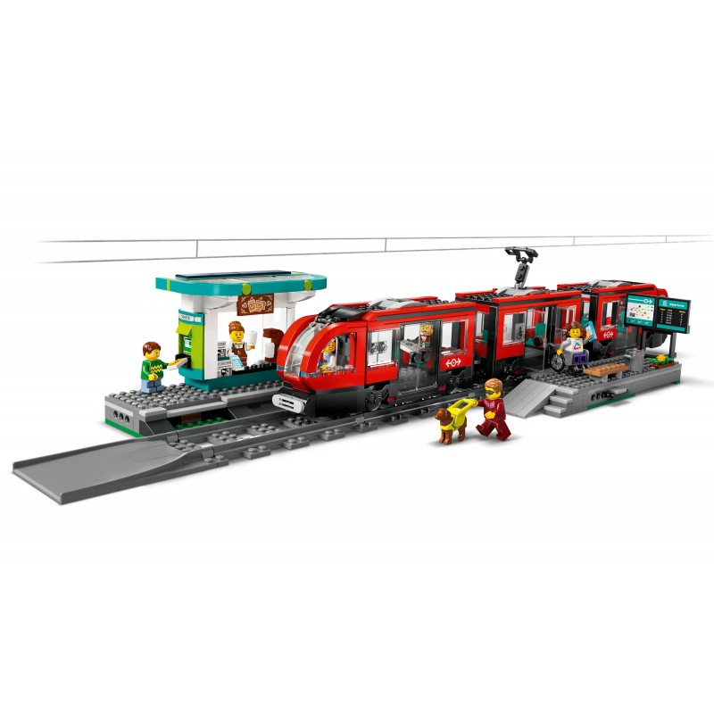 LEGO Le tramway et la station du centre-ville