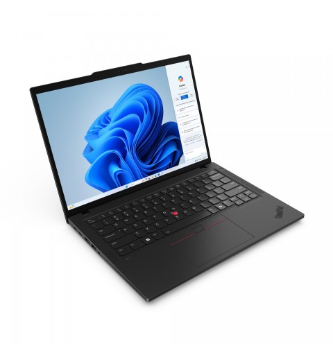 Lenovo ThinkPad T14 Intel Core Ultra 7 155U Laptop 35,6 cm (14") WUXGA 32 GB DDR5-SDRAM 1 TB SSD Wi-Fi 6E (802.11ax) Windows 11
