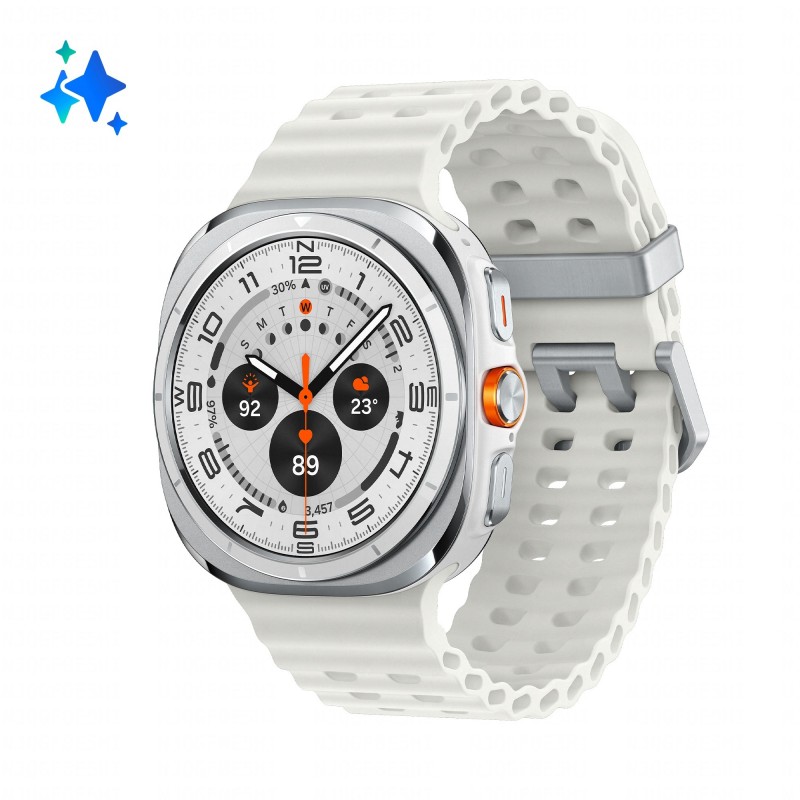 Samsung Galaxy Watch Ultra 3,81 cm (1.5") AMOLED 47 mm Digital 480 x 480 Pixeles Pantalla táctil 4G Blanco Wifi GPS (satélite)
