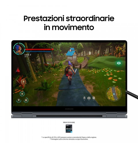 Samsung Galaxy Book4 360 Intel Core 5 120U Laptop 39,6 cm (15.6") Touchscreen Full HD 16 GB LPDDR5-SDRAM 512 GB SSD Wi-Fi 6E