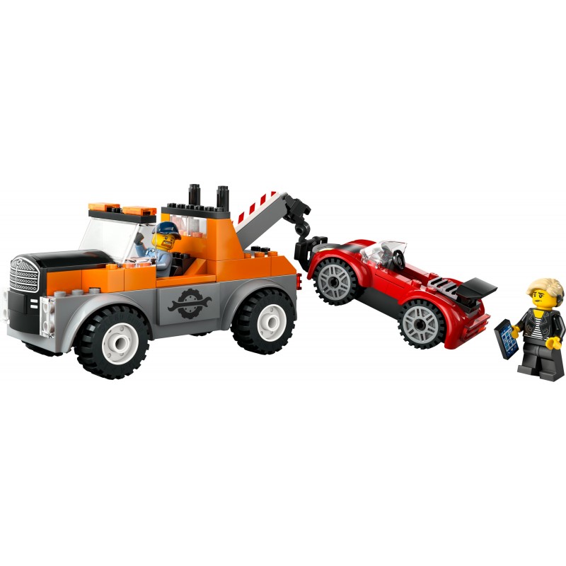 LEGO Camión Grúa y Reparación del Deportivo