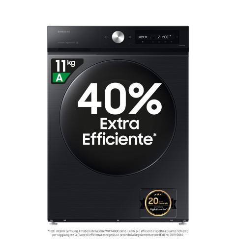 Samsung Lave-linge AI ecobubble™ 11kg WW11DB8B95GB