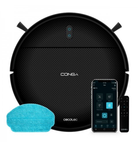 Cecotec 08093 aspirapolvere robot Senza sacchetto Nero