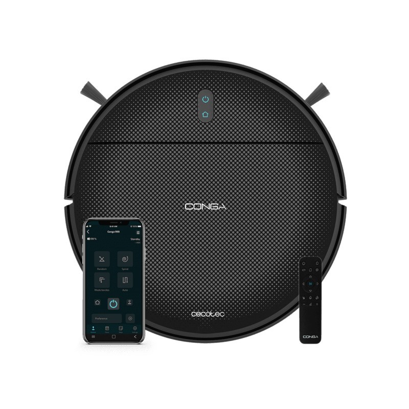 Cecotec 08093 aspirapolvere robot Senza sacchetto Nero