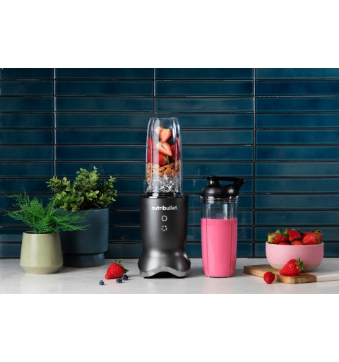 NutriBullet NB1206DGCC blender 900 L Mélangeur de table 1200 W Noir, Transparent