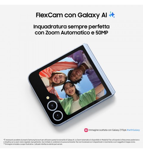 Samsung Galaxy Z Flip6 SM-F741B 17 cm (6.7") Dual-SIM Android 14 5G USB Typ-C 12 GB 256 GB 4000 mAh Mintfarbe