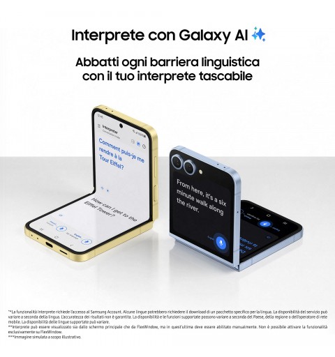 Samsung Galaxy Z Flip6 SM-F741B 17 cm (6.7") Double SIM Android 14 5G USB Type-C 12 Go 256 Go 4000 mAh Couleur menthe