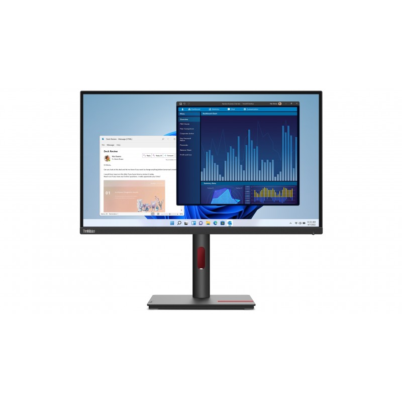 Lenovo ThinkVision T27p-30 LED display 68,6 cm (27") 3840 x 2160 Pixel 4K Ultra HD Schwarz