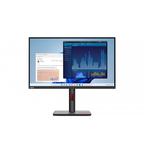 Lenovo ThinkVision T27p-30 LED display 68,6 cm (27") 3840 x 2160 Pixel 4K Ultra HD Schwarz