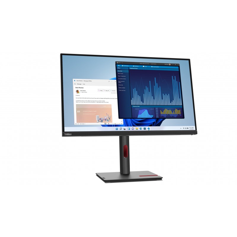 Lenovo ThinkVision T27p-30 LED display 68,6 cm (27") 3840 x 2160 Pixel 4K Ultra HD Schwarz