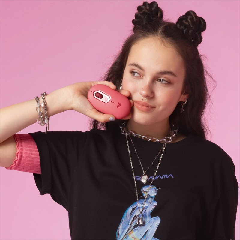 Logitech POP Mouse souris Bureau Ambidextre RF sans fil + Bluetooth Optique 4000 DPI