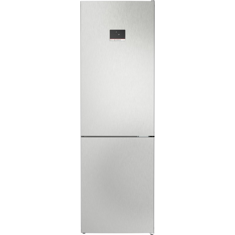 Bosch Serie 4 KGN367LDF Frigorifero combinato da libera installazione 186 x 60 cm Metal look Classe D