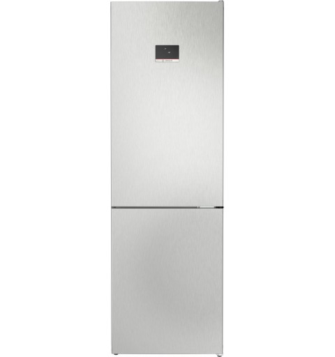 Bosch Serie 4 KGN367LDF Frigorifero combinato da libera installazione 186 x 60 cm Metal look Classe D