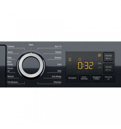 Hotpoint NTS M11 93 BLACK IT Wäschetrockner Freistehend Frontlader 9 kg A+++ Schwarz