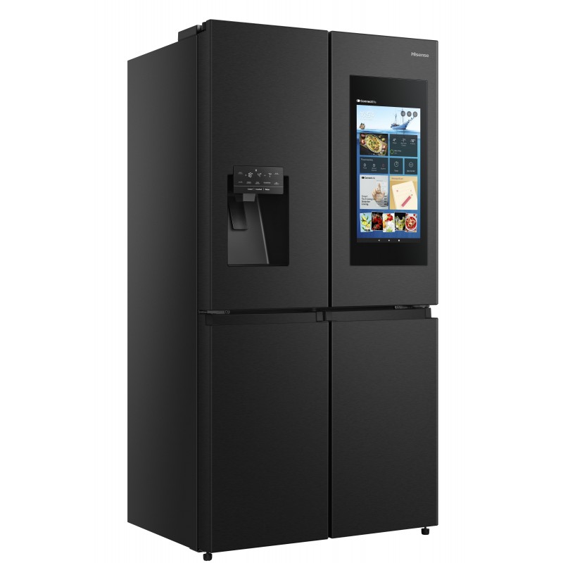 Hisense RQ760N4IFE side-by-side refrigerator Freestanding 577 L E Black